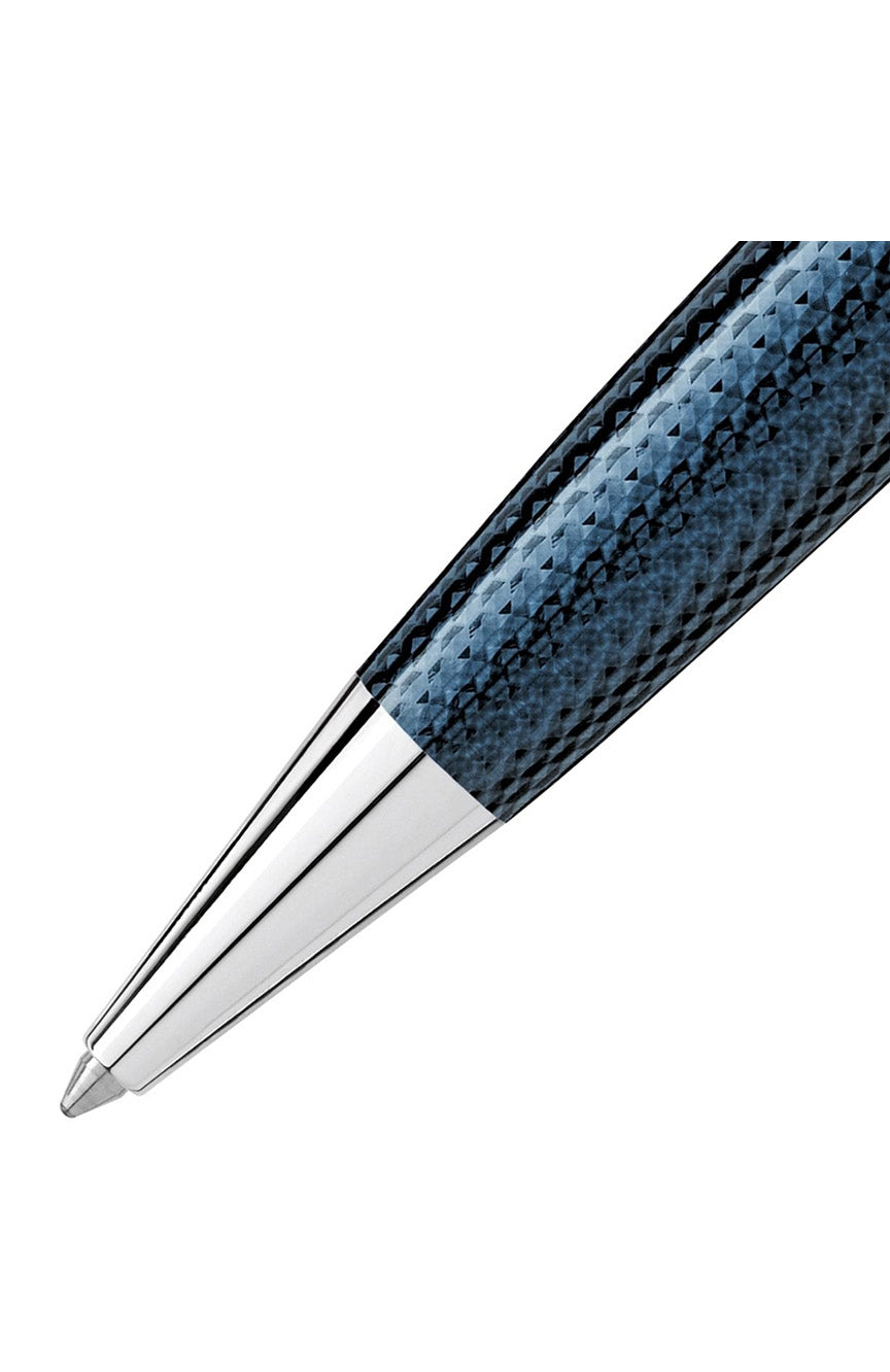 قلم حبر جاف مونت بلانك سول متوسط ​​الحجم باللون الأزرق