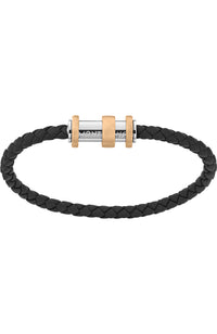 سوار مون بلان 1858 من الفولاذ والجلود الأرضية