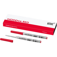 Montblanc 2 Ballpoint Pen Refills Medium, modena red (M)