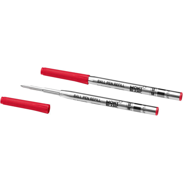 Montblanc 2 Ballpoint Pen Refills Medium, modena red (M)