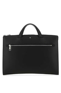 حافظة مستندات مونت بلانك مايسترستاك 4810 رفيعة للغاية باللون الأسود