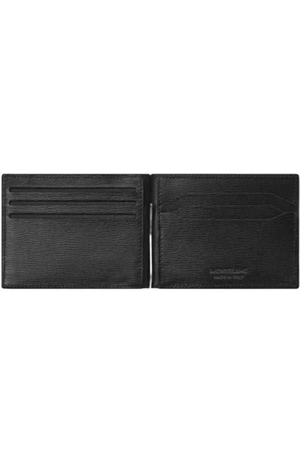 Montblanc Meisterstuck 4810 Wallet 6 cc money clip Black