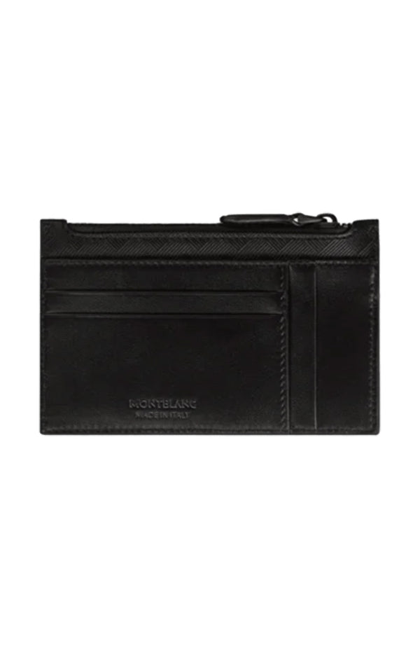 حامل بطاقات مون بلان إكستريم 3.0 بسحاب 8 سم مكعب باللون الأسود