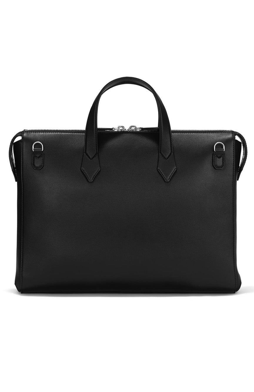 حافظة مستندات ناعمة من مونت بلانك مايسترستوك سيليكشن، سوداء اللون