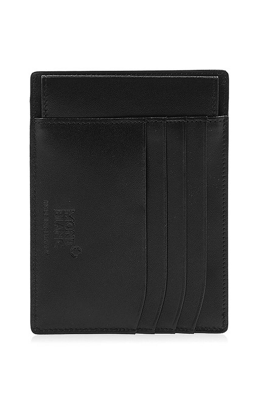 بطاقة هوية Montblanc Meisterstuck Pocket 4cc باللون الأسود جديدة