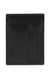 بطاقة هوية Montblanc Meisterstuck Pocket 4cc باللون الأسود جديدة