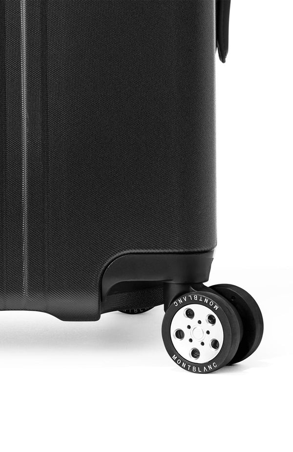 حقيبة مونت بلانك #My4810 ​​ترولي كابينة مع جيب باللون الأسود جديدة