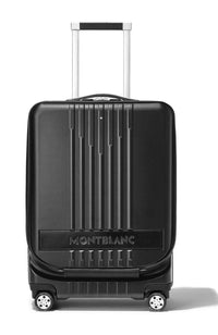 حقيبة مونت بلانك #My4810 ​​ترولي كابينة مع جيب باللون الأسود جديدة