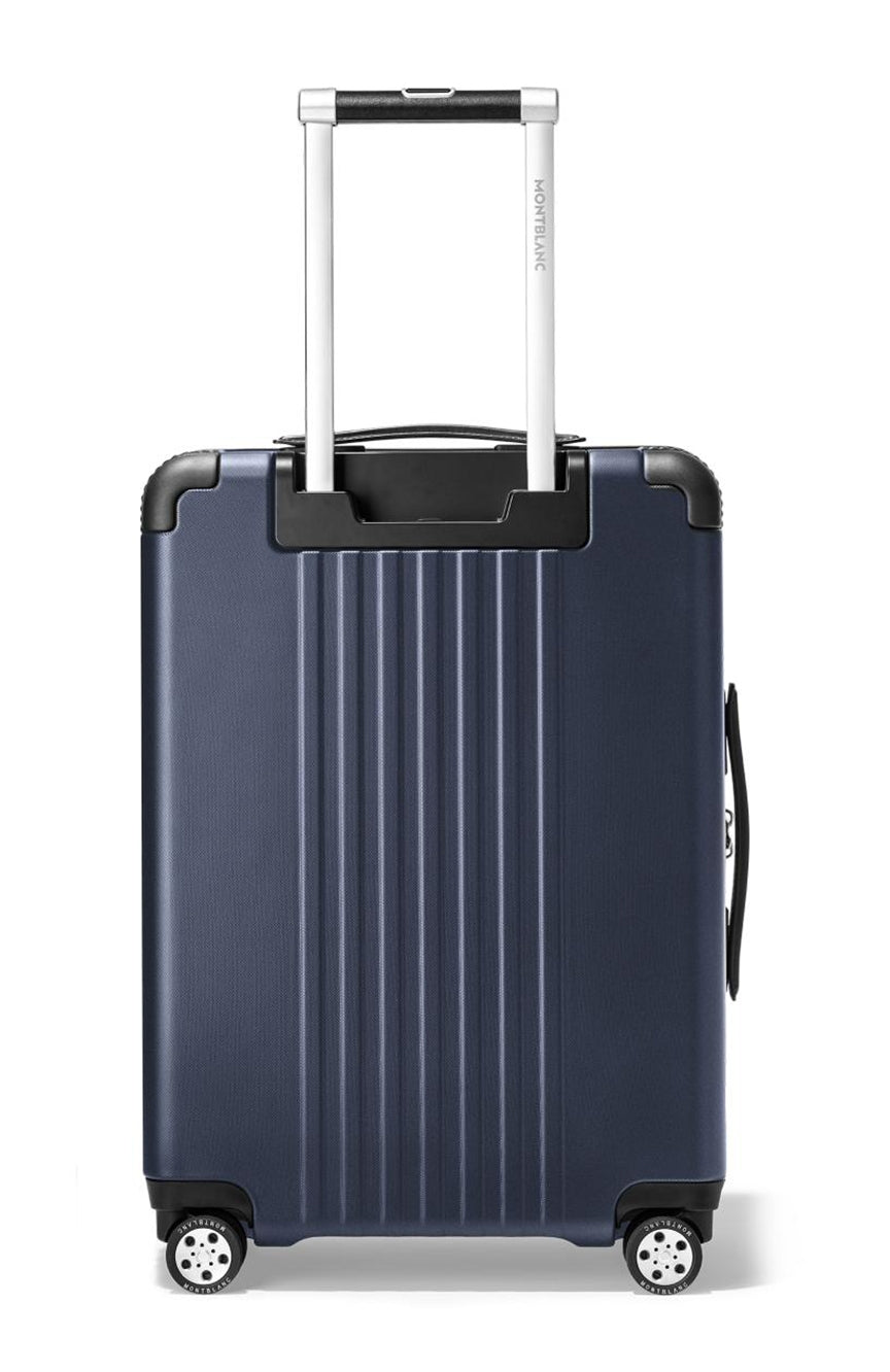 حقيبة مونت بلانك #My4810 ​​ترولي كابينة مع جيب باللون الأزرق جديدة