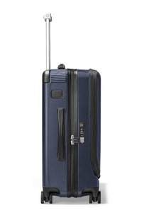 حقيبة مونت بلانك #My4810 ​​ترولي كابينة مع جيب باللون الأزرق جديدة