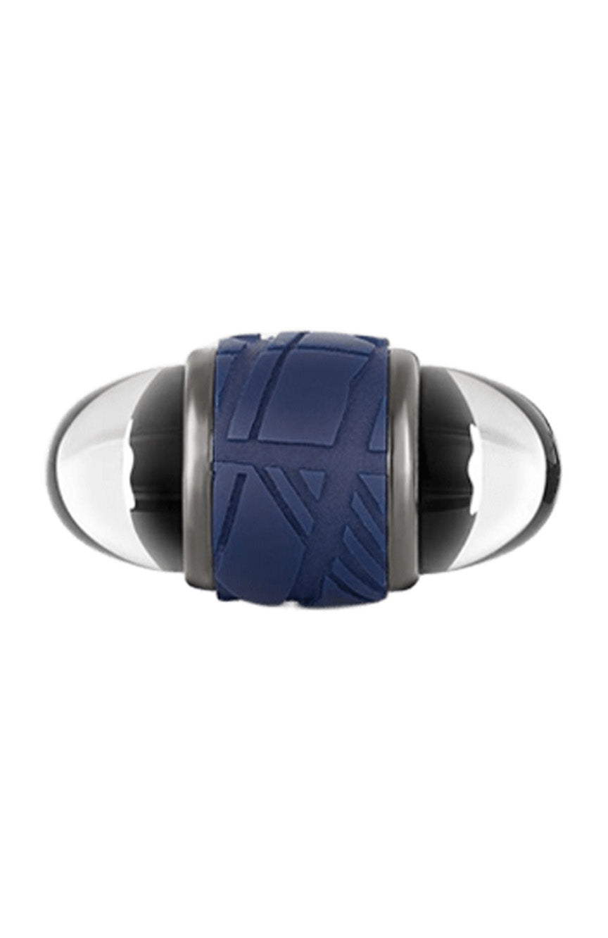 أزرار أكمام مون بلان ستارووكر المصنوعة من الفولاذ والورنيش