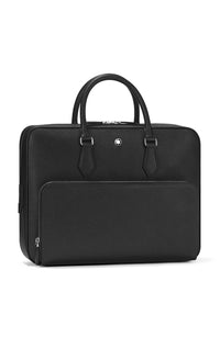 حافظة مستندات مون بلان سارتوريال متوسطة الحجم باللون الأسود