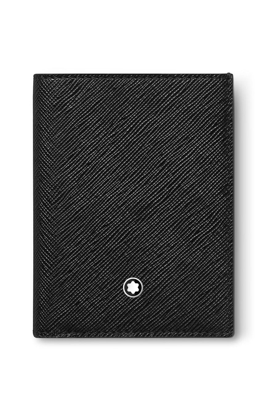 محفظة Montblanc Sartorial Mini 4cc باللون الأسود