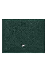 محفظة Montblanc Sartorial 6cc باللون الأخضر البريطاني