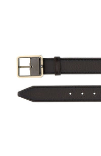 حزام جلدي من مونت بلانك بني مقاس 35 مم