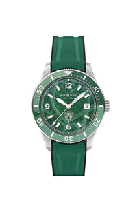 ساعة مونت بلانك 1858 آيسد سي أوتوماتيكية بمينا خضراء وتاريخ