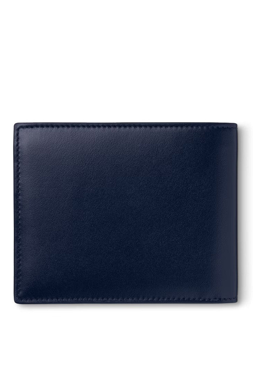 محفظة مون بلان مايسترستاك 6 سي سي باللون الأزرق