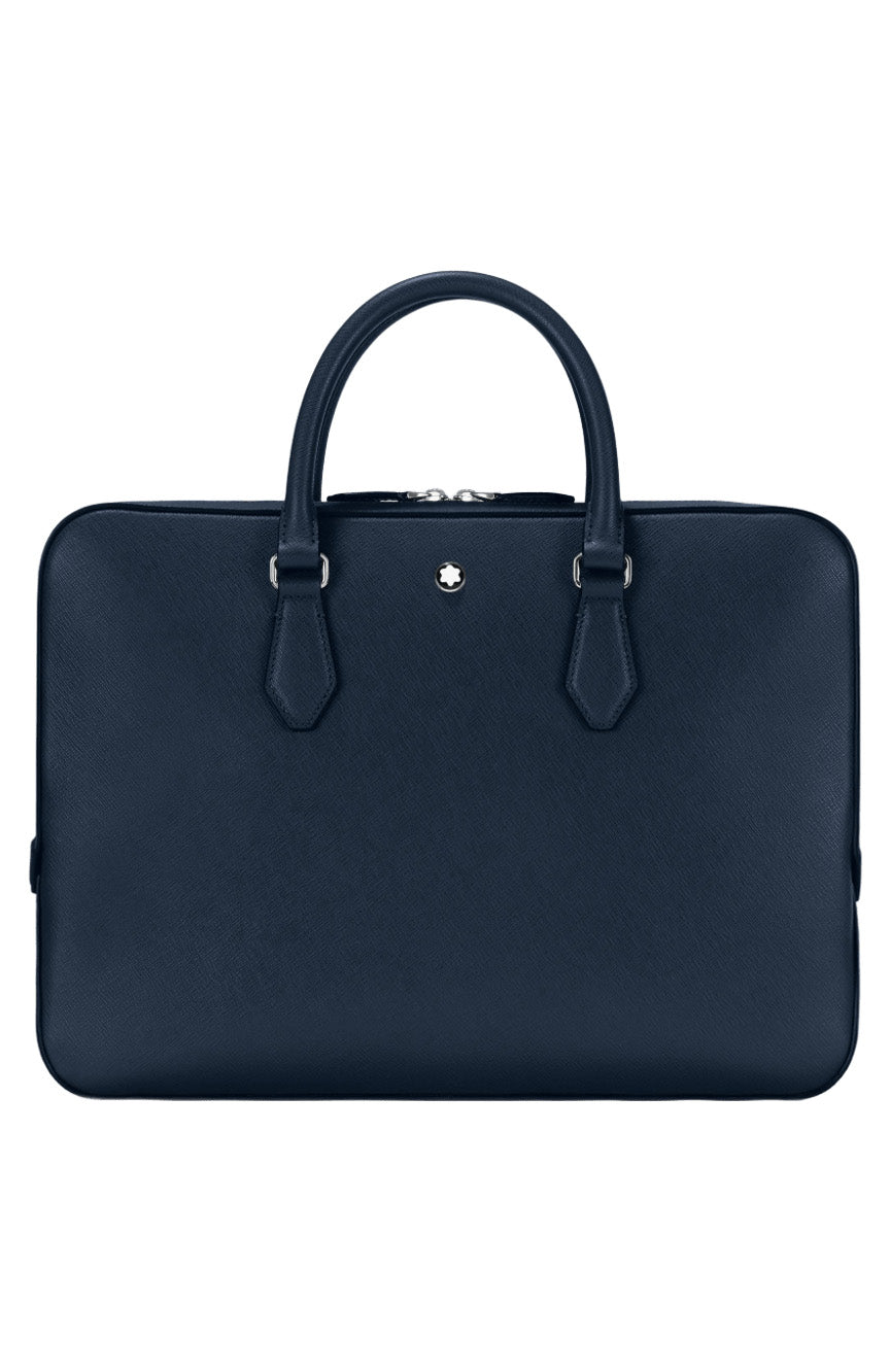 حافظة مستندات مونت بلانك سارتوريال رفيعة باللون الأزرق