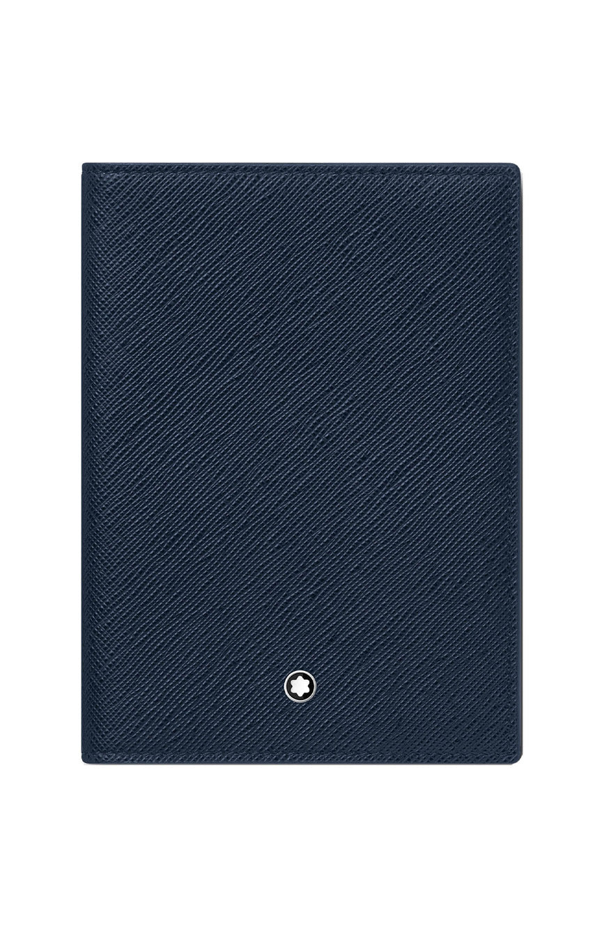 حامل جواز السفر من مونت بلانك سارتوريال باللون الأزرق