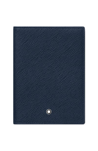 حامل جواز السفر من مونت بلانك سارتوريال باللون الأزرق