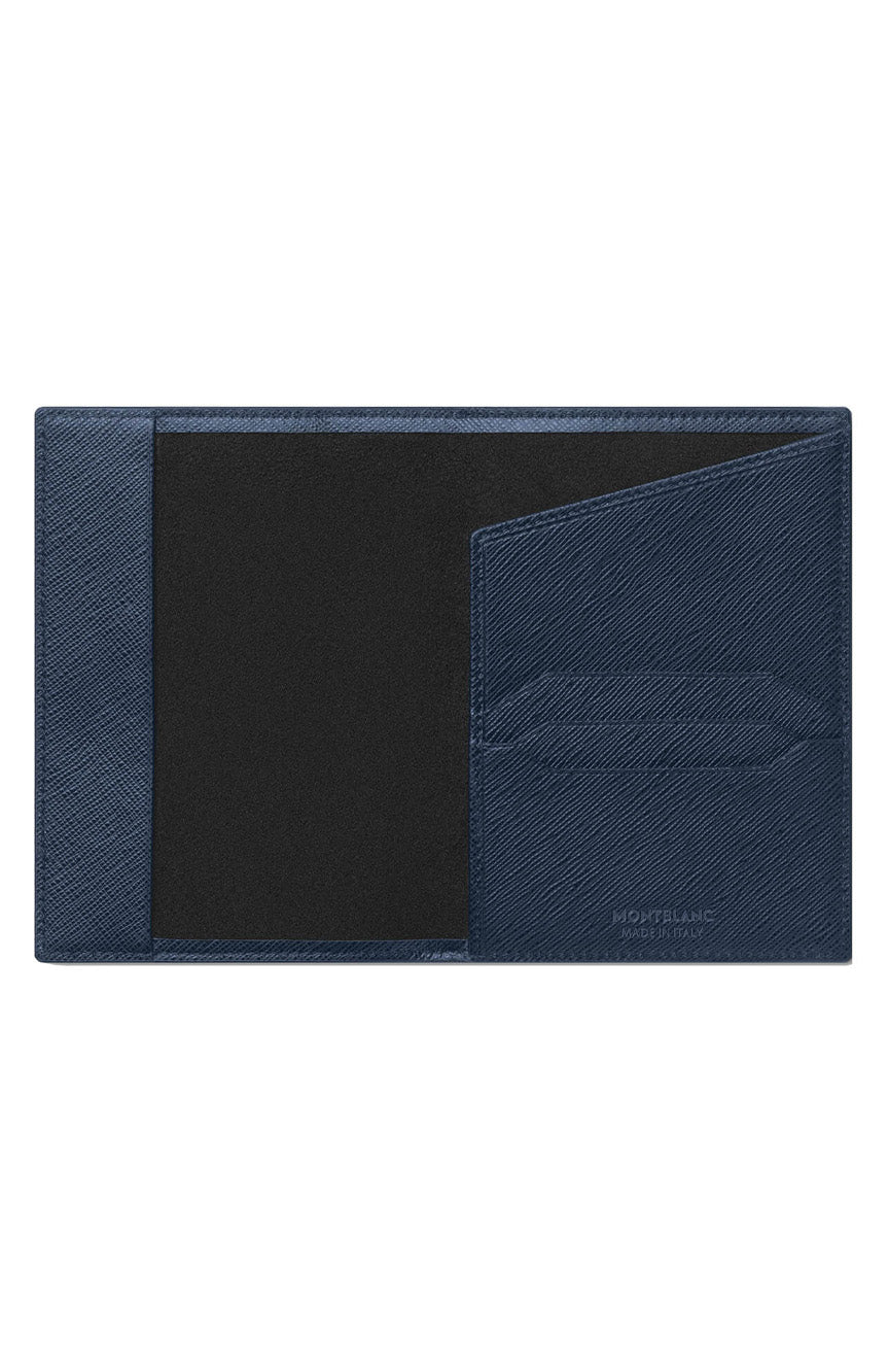 حامل جواز السفر من مونت بلانك سارتوريال باللون الأزرق