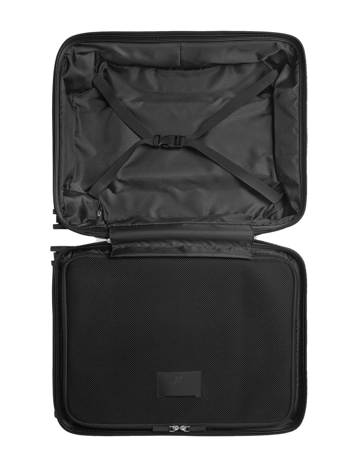 حقيبة ترولي من مونت بلانك #My4810 مع جيب من الحديد المطاوع