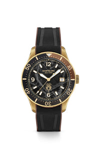 ساعة مونت بلانك آيسد سي أوتوماتيكية بمينا سوداء