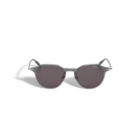 Montblanc Round Sunglasses With Grey Injection Frame