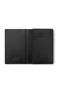 حامل بطاقات الأعمال مونت بلانك مايسترستاك باللون الأسود