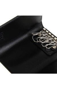 حافظة مفاتيح مونت بلانك مايسترستاك 6 مفاتيح باللون الأسود