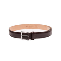 Ettinger Mens Waxy Leather Belt 30Mm  100Cm Dark Brown