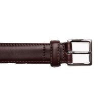 Ettinger Mens Waxy Leather Belt 35Mm 95Cm Dark Brown