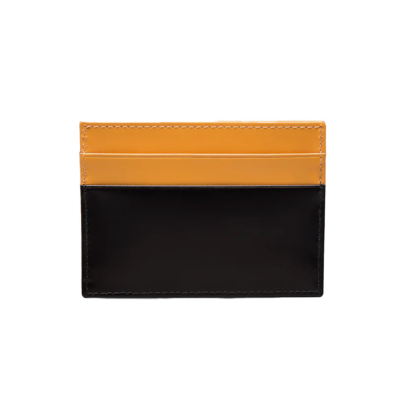 Ettinger Bridle إخفاء شقة حالة بطاقة الائتمان أسود/لندن تان