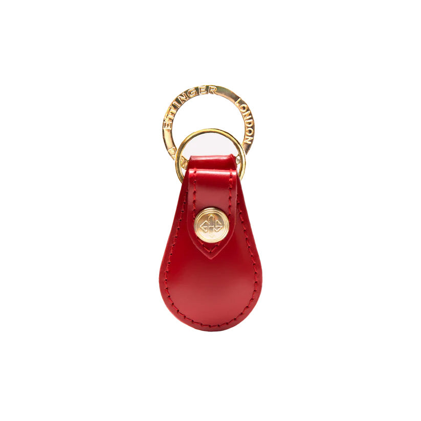 Ettinger Bridle Valet Key Fob Red