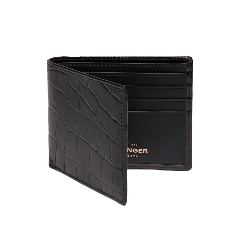 Ettinger Croco Billfold 6 C/C Ebony