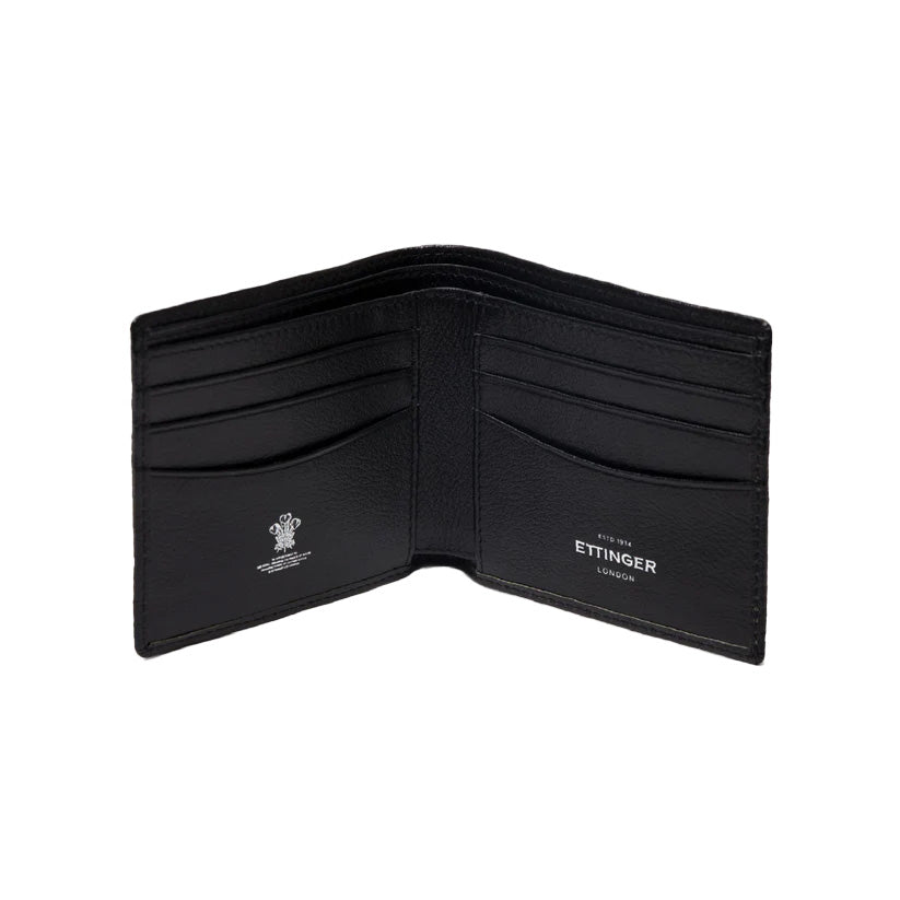 Ettinger Capra Billfold Wallet W. 6 C/C Black