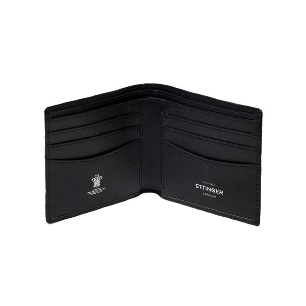 Ettinger Capra Billfold Wallet W. 6 C/C Black
