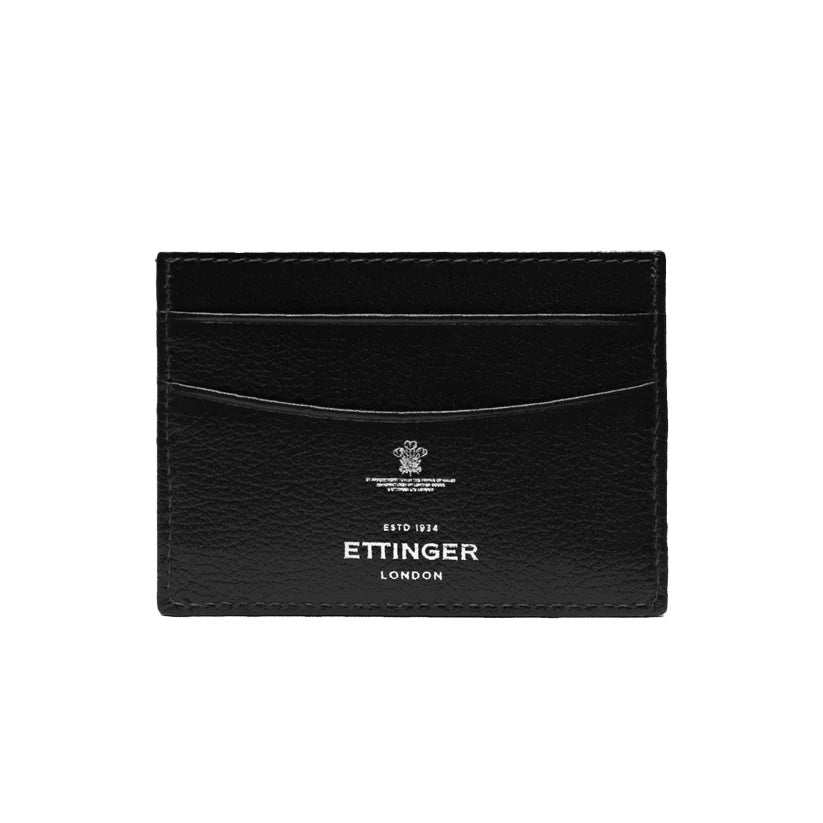 Ettinger Capra Flat Credit Card Black