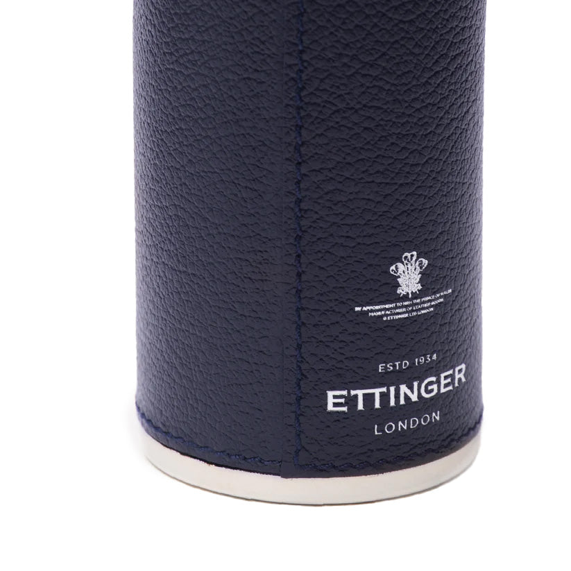Ettinger Capra 8Oz Hunter Flask With 4 Cups Marine Blue