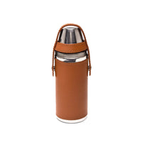 Ettinger Capra 8Oz Hunter Flask With 4 Cups Tan