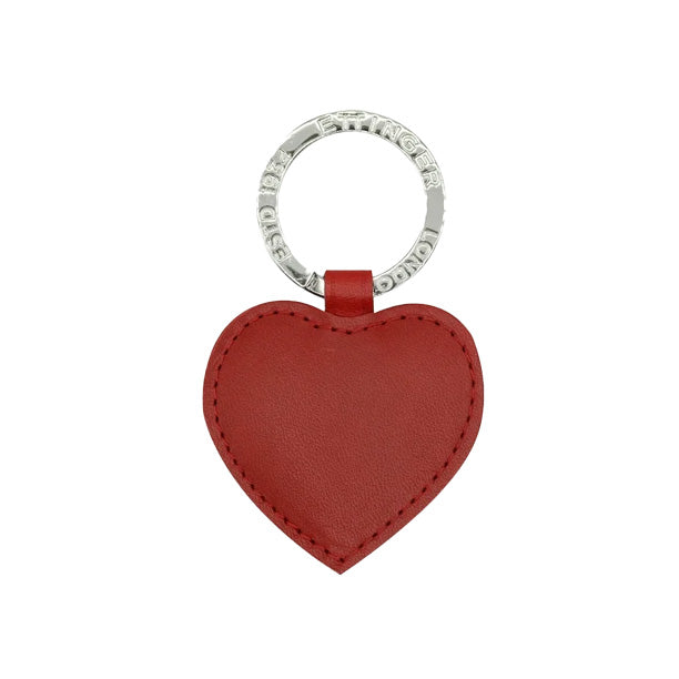 Ettinger Lifestyle Heart Key Fob Red/Silver