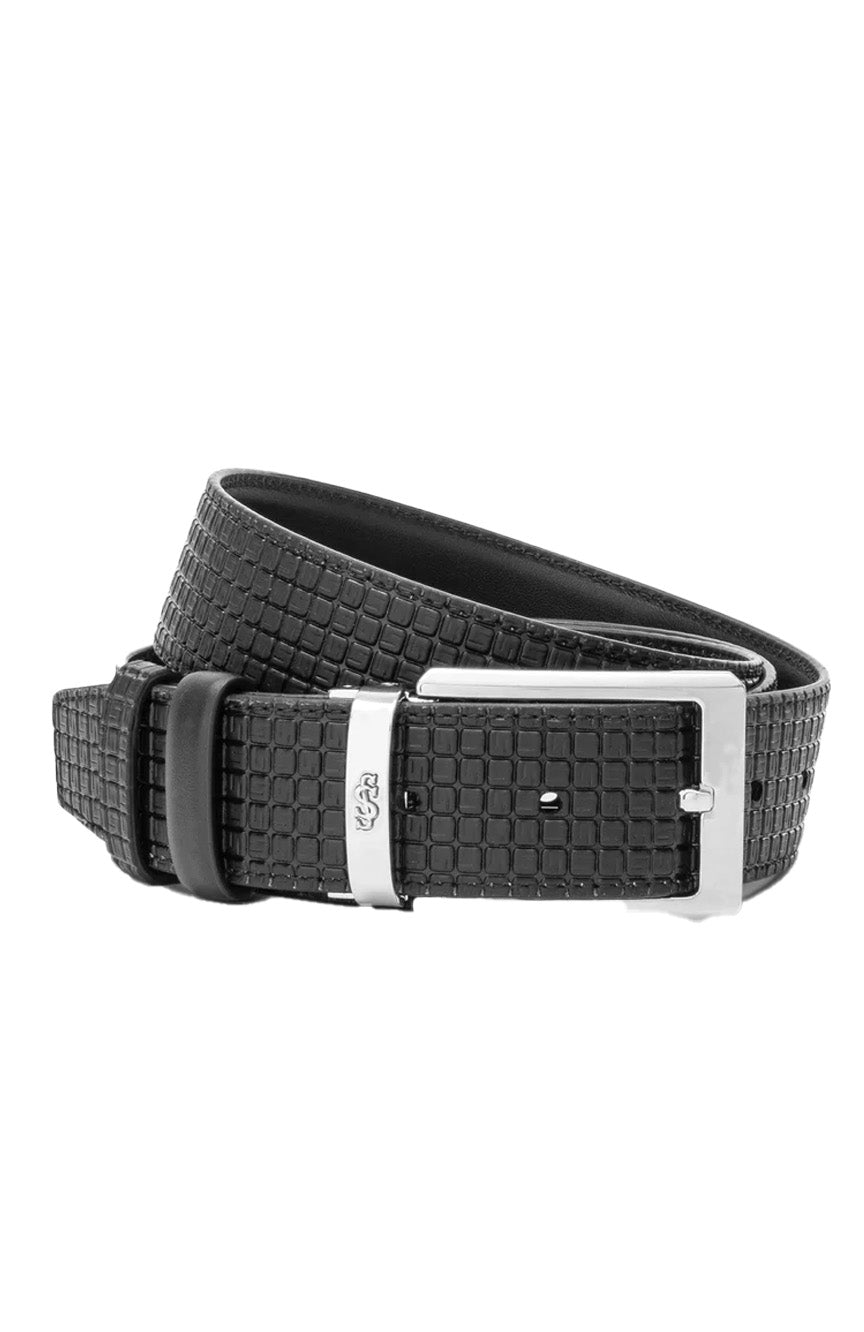 Serapian  Belt Stepan Sust/Vitello Black/Black