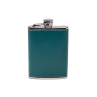 Ettinger Sterling 6Oz Captive Top Flask Turquoise