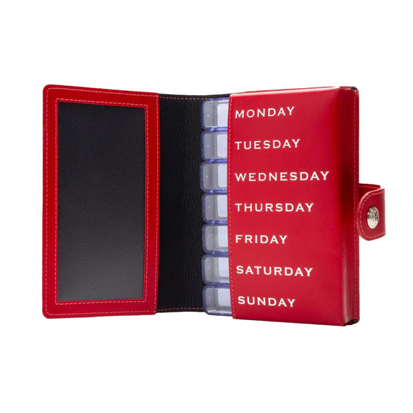 Ettinger Sterling Pill Case Red