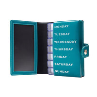 Ettinger Sterling Pill Case Turquoise
