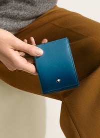 Montblanc Card Holder 4cc in Meisterstück Leather