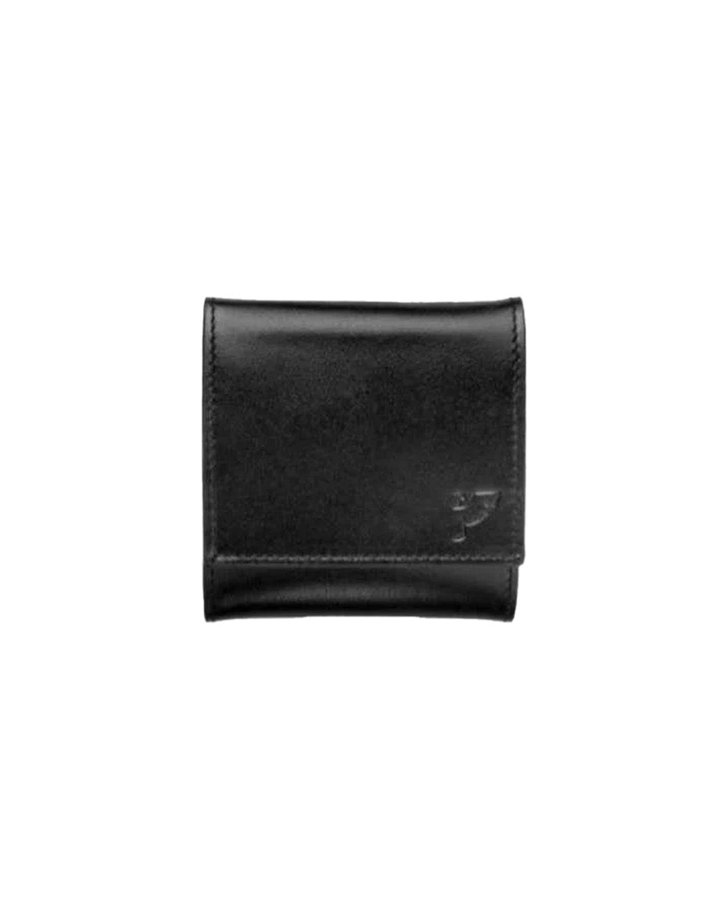 Tibaldi Mens Coin Pouch, Calf Leather And  Cotton Gros-Grain Lining