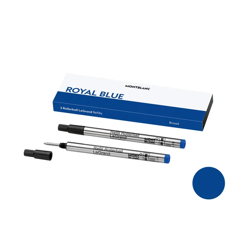 Montblanc Rollerball LeGrand Refills, Royal Blue - Broad