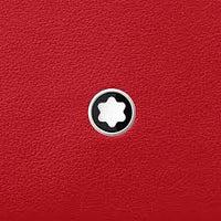 محفظة مفاتيح مون بلان ميسترستوك 4 سم مكعب باللون الأحمر