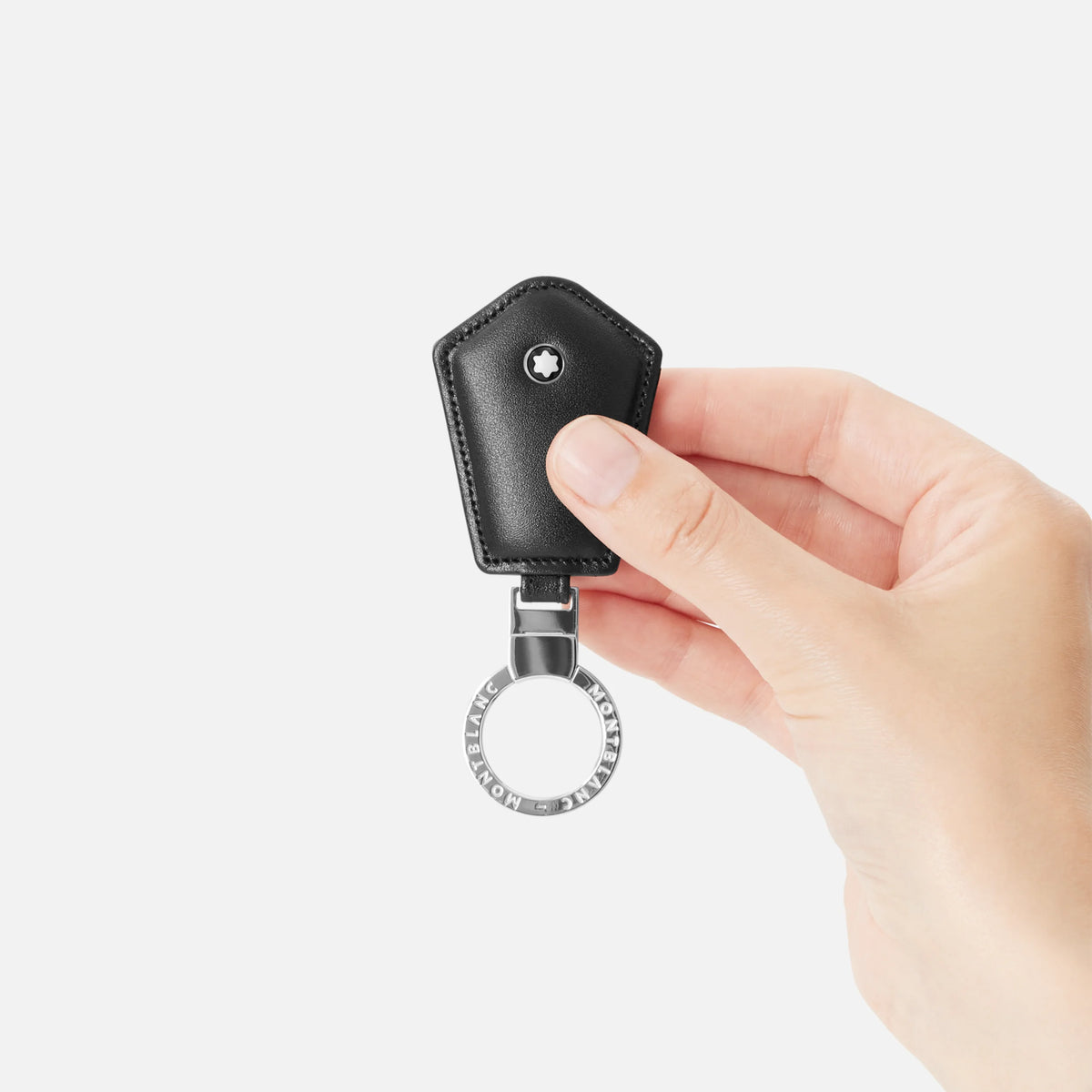 سلسلة مفاتيح مون بلان مايسترستاك باللون الأسود جديدة